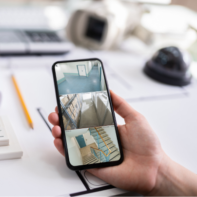 Concord security camera feed on cell phone